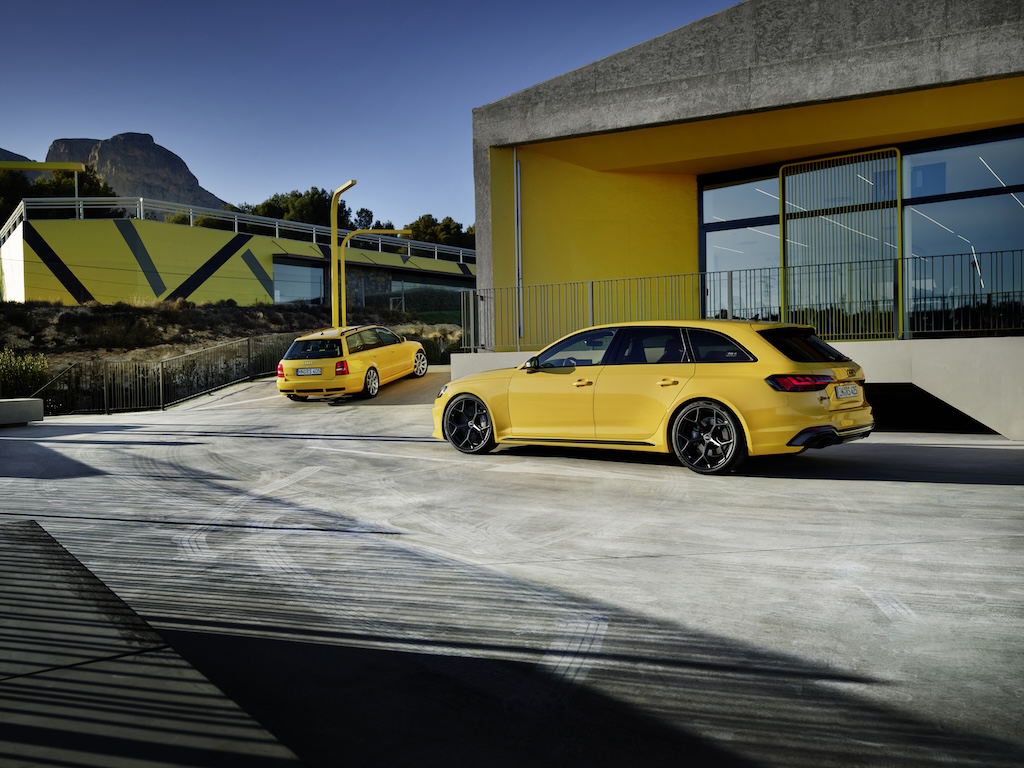 Audi RS 4 Avant i 25 års jubilæumsudgave
(Foto: Audi Sport)